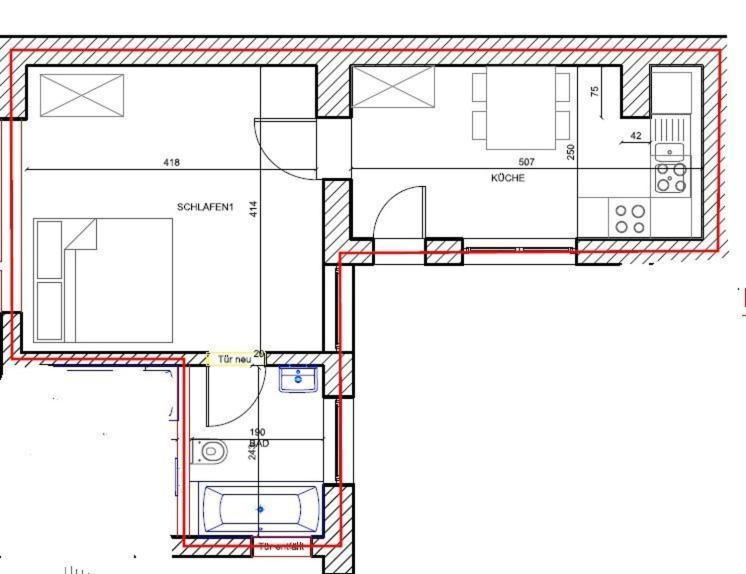 Apartment In Der Altstadt 웨케문데 객실 사진